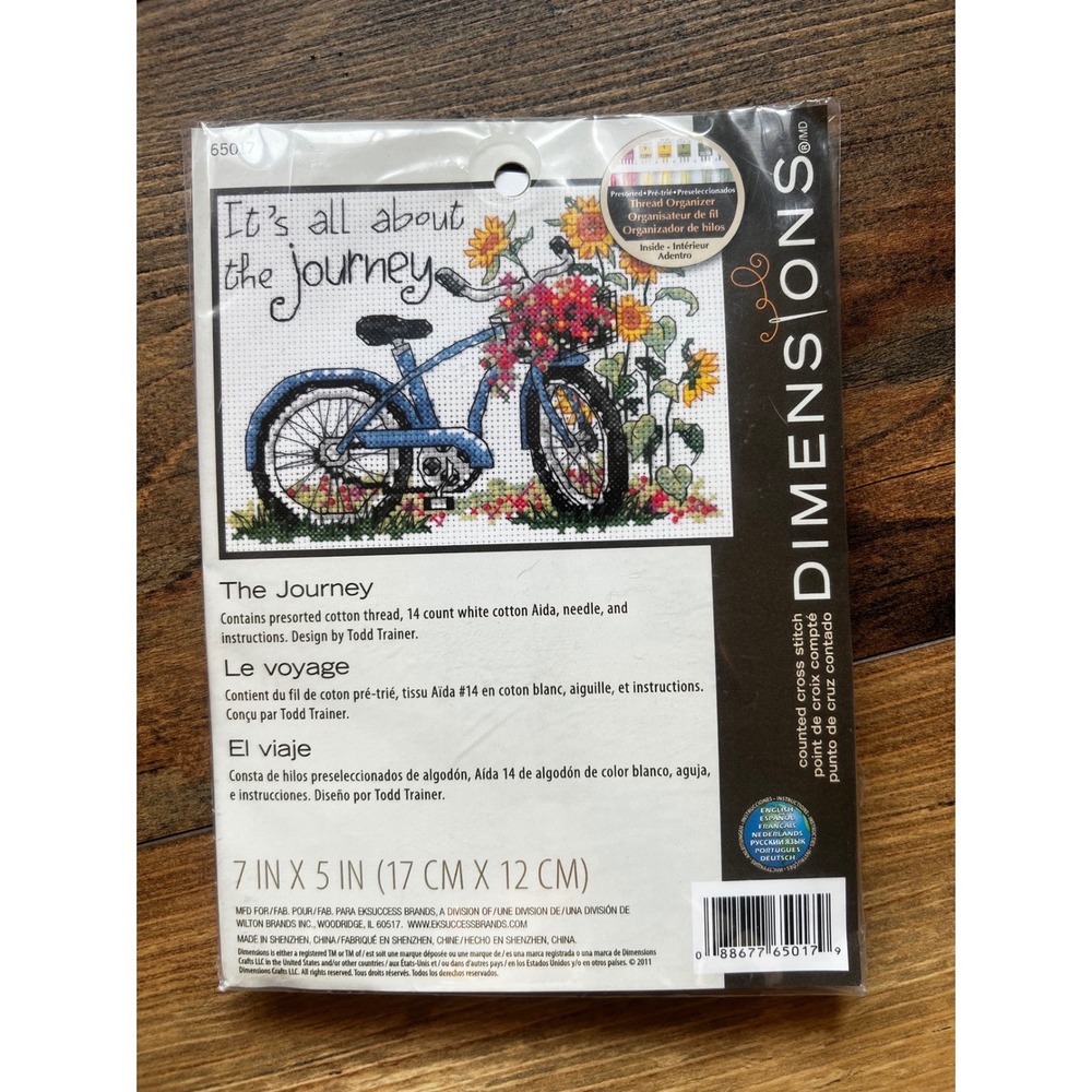 Dimensions The Journey Counted Cross Stitch Kit 71-06245 Todd Trainer 7x5 New